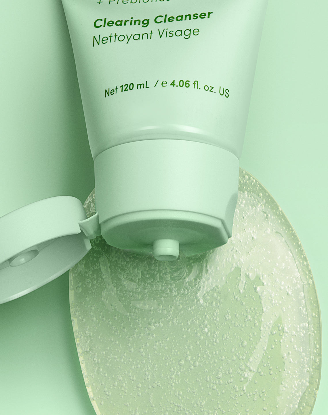 Oil Control Clearing Cleanser ingredients - salicylic acid BHA and AHA formula for large pores