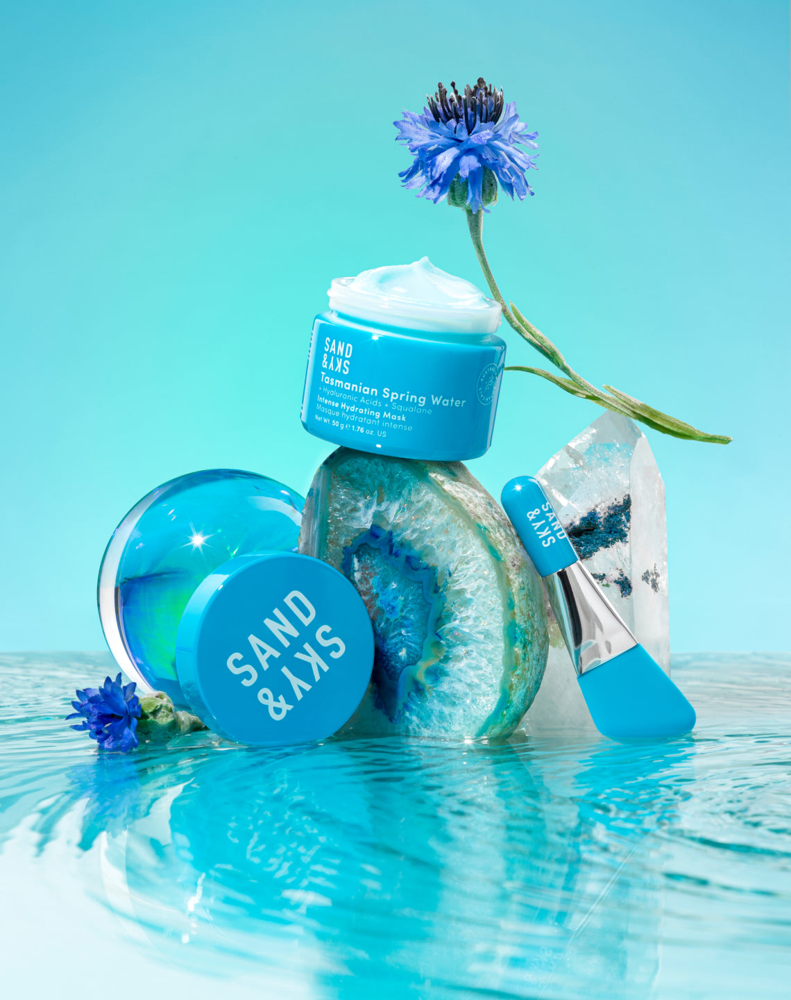 Verpackung der Tasmanian Spring Water Intense Hydrating Mask - Hauptproduktbehälter