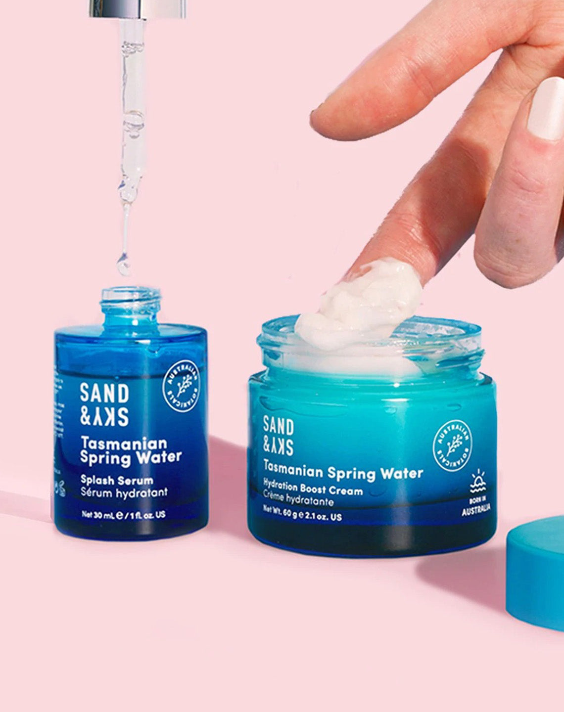 Tasmanian Spring Water Healthy Hydration Kit - front view of bundle by Sand and Sky INT