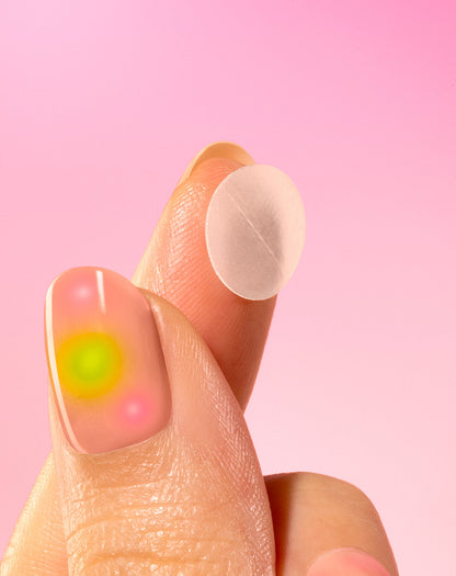 Oil Control Dual Action Blemish Patches - texture and consistency closeup