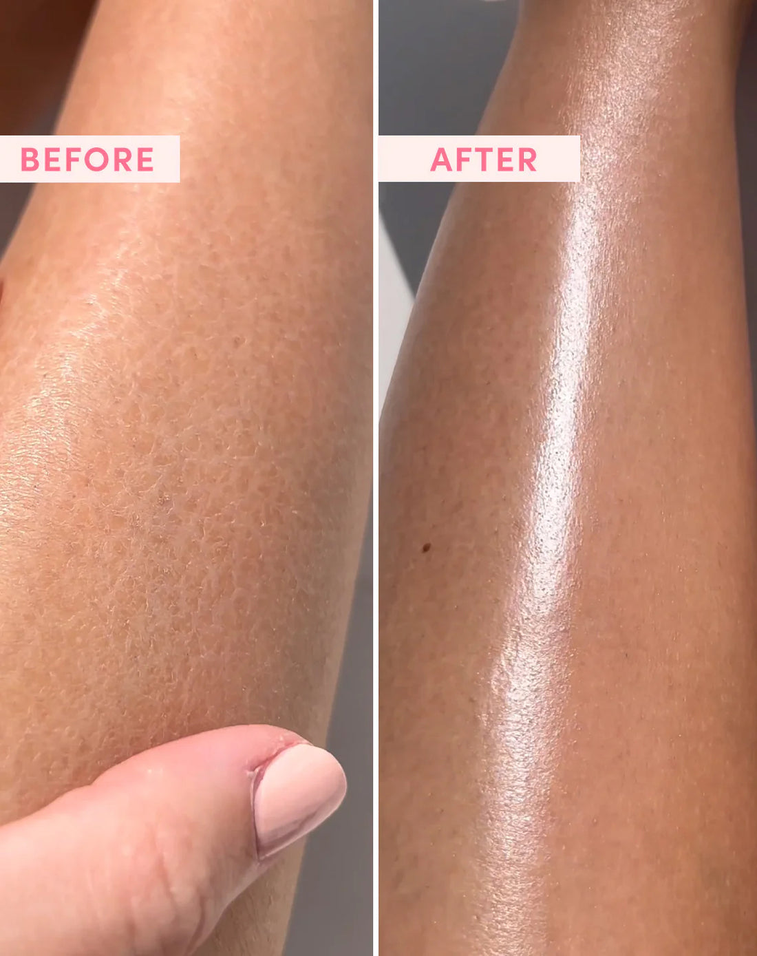 Nahaufnahme der Textur und Konsistenz des Australian Pink Clay Smoothing Body Sand von SandSky