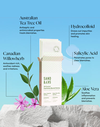 How to use Oil Control Dual Action Blemish Patches - application instructions