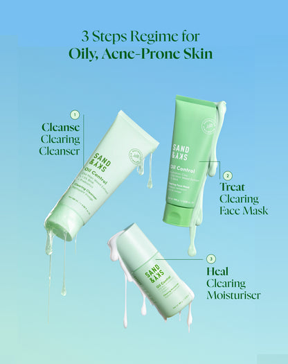 Oil Control Clearing Moisturiser - product packaging details
