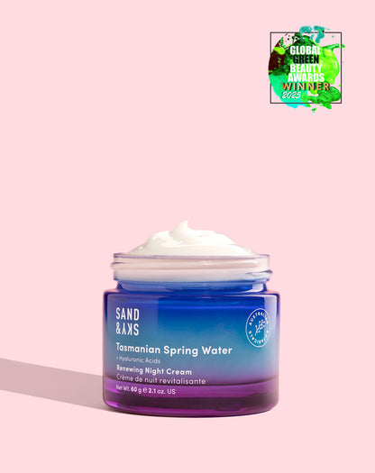 SandSky Tasmanian Spring Water Renewing Night Cream – Produktansicht von vorne