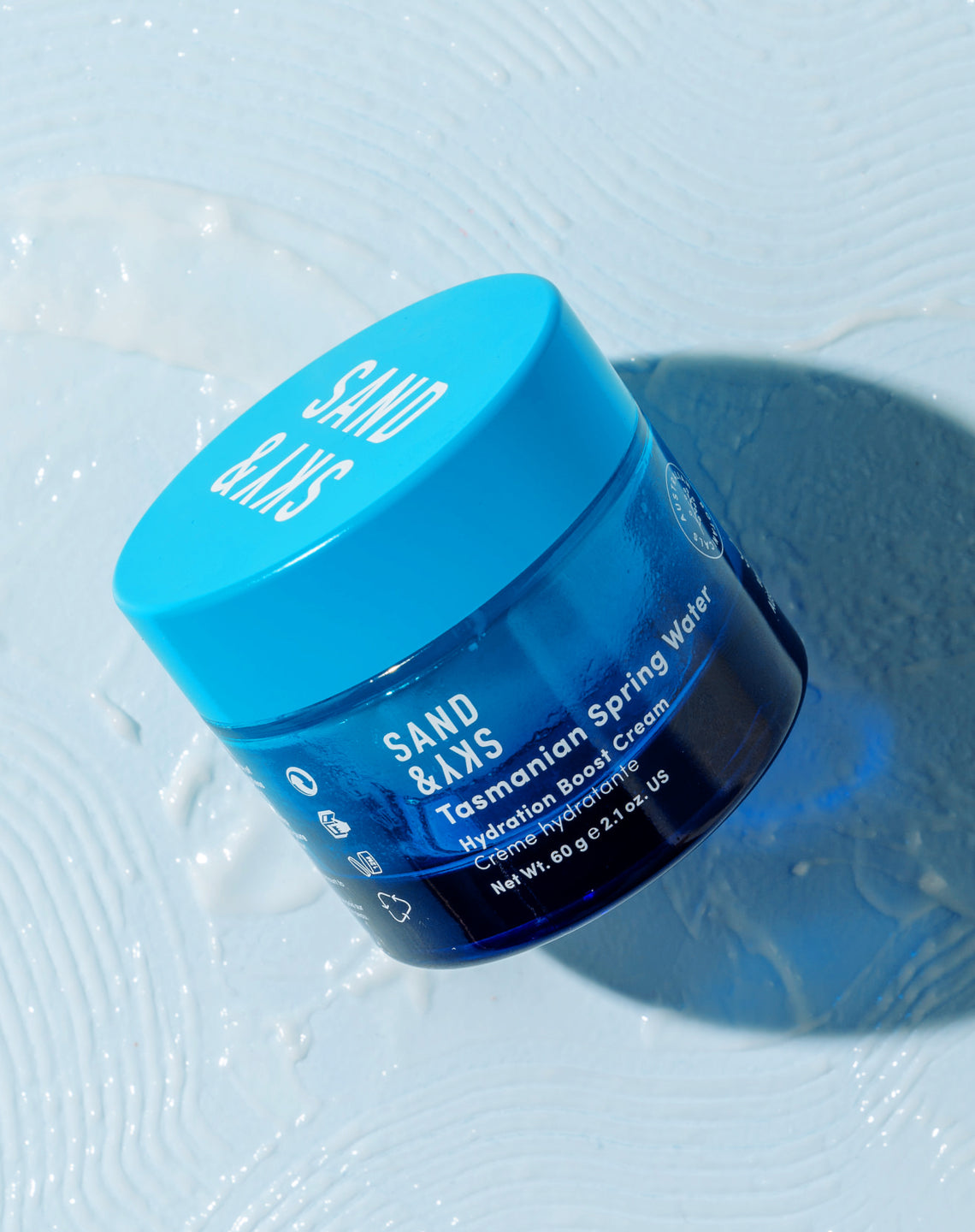 Tasmanian Spring Water Hydration Boost Cream packaging - hero container