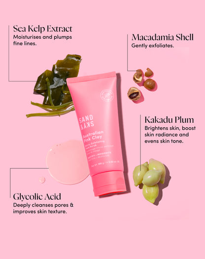 How to use Australian Pink Clay Flash Perfection Exfoliator - application instructions
