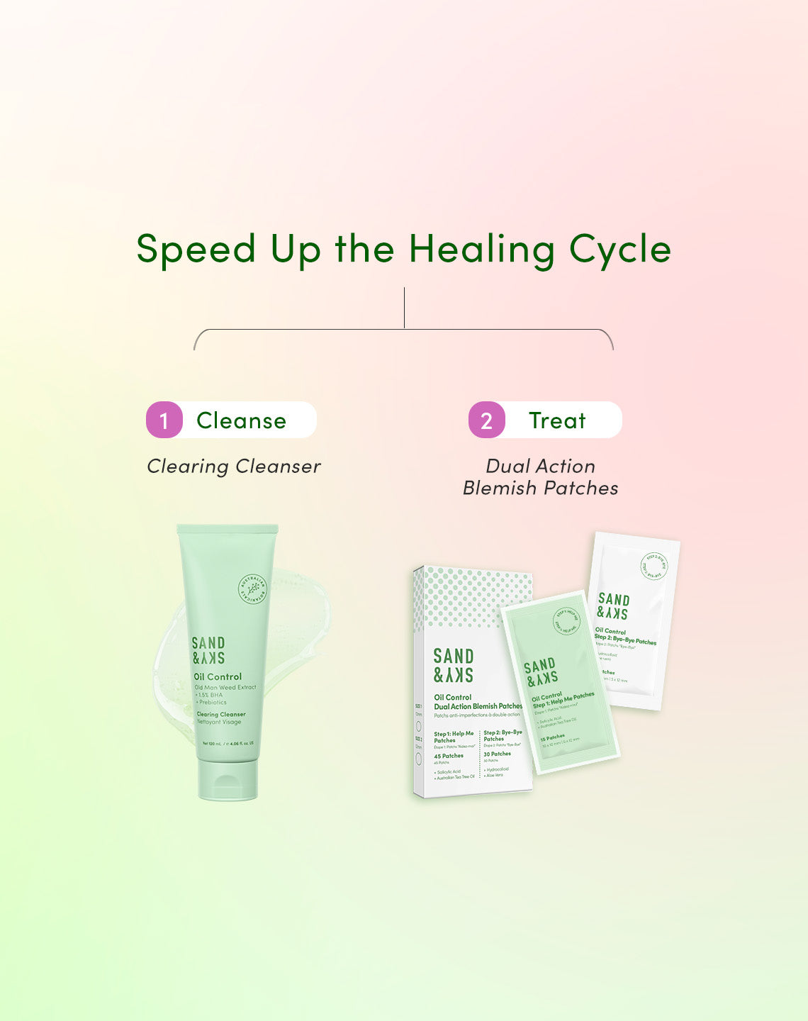 Nahaufnahme der Textur und Konsistenz des Pimple Patrol Kits