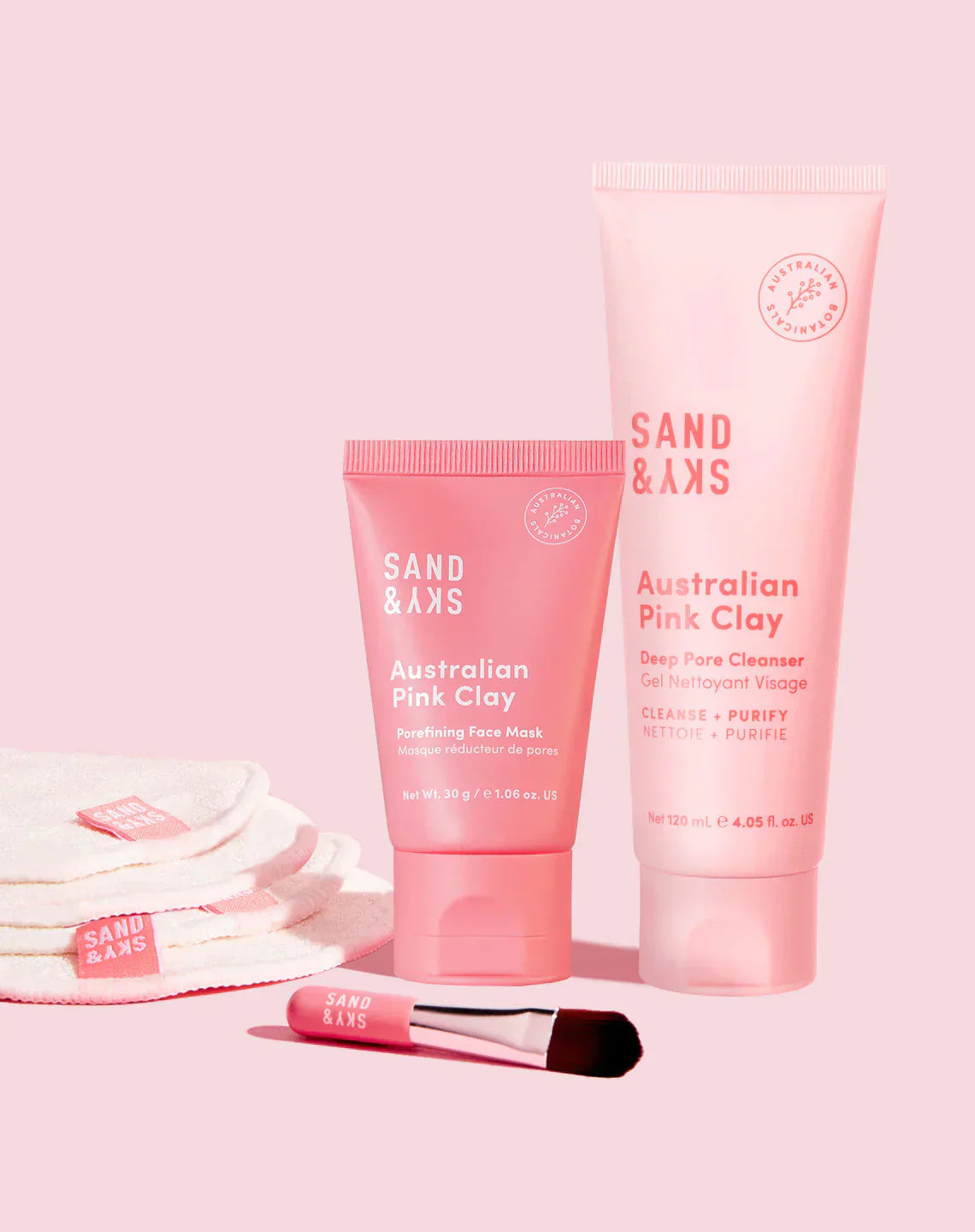 Australian Pink Clay Deep Pore Cleanser - how to use application guide
