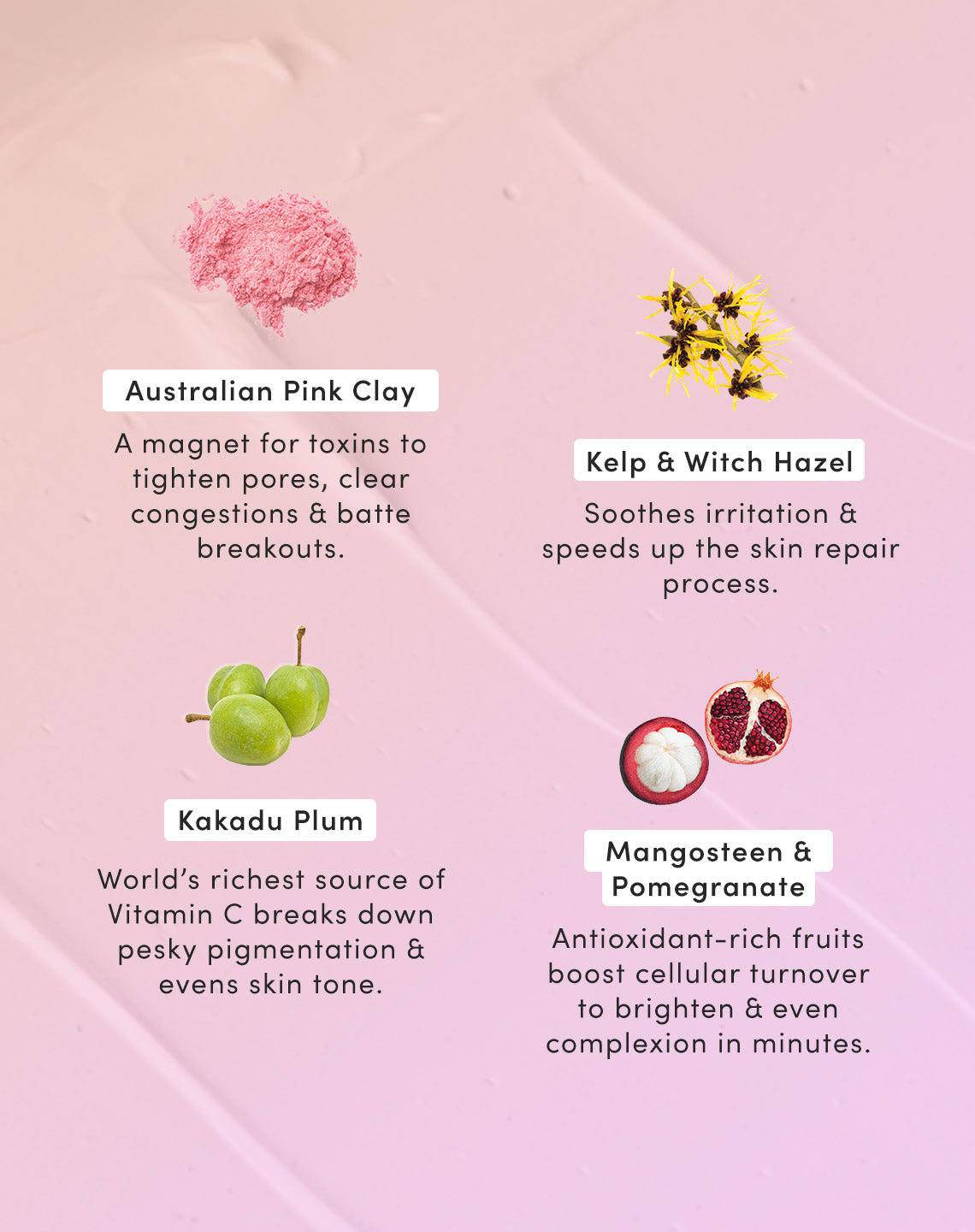 Australian Pink Clay Mask Besties Kit - lifestyle usage image