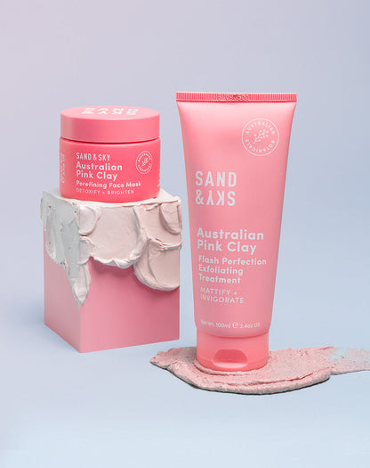 SandSky Australian Pink Clay Perfect Skin Kit – Vorher-Nachher-Ergebnisse