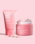 Pink Clay Power Duo – Vorderansicht des Sets von SandSky